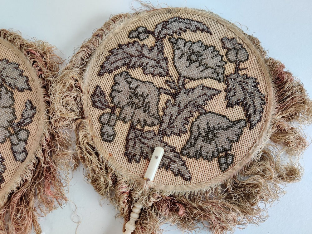 Vintage Beaded Face Screens