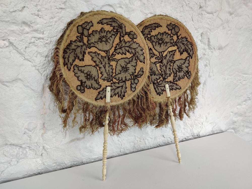 Vintage Beaded Face Screens