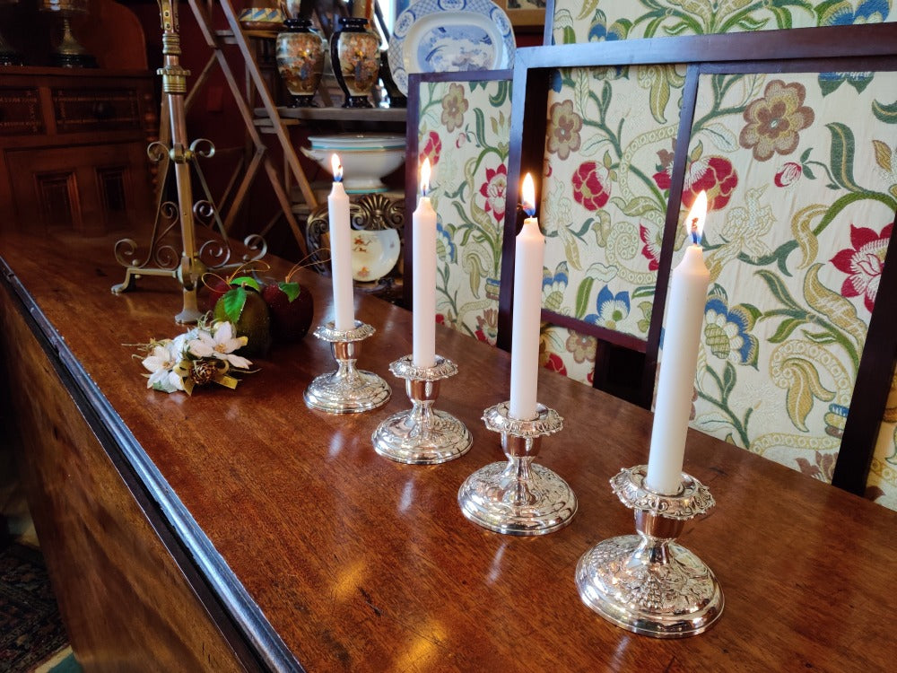 Vintage Silver Candlesticks