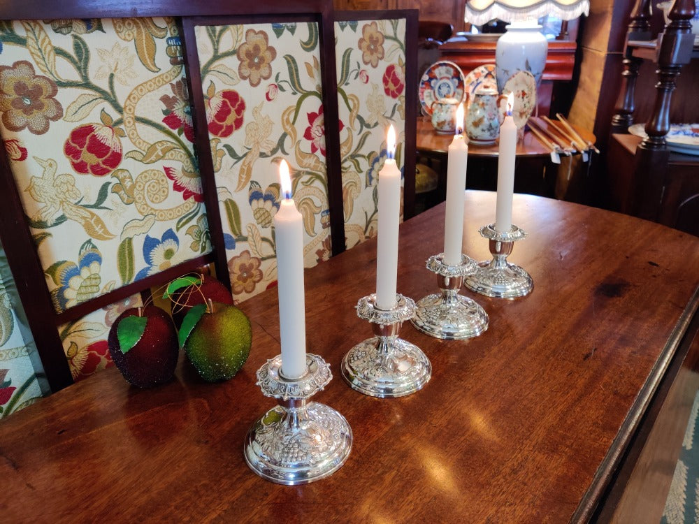 Vintage Silver Candlesticks