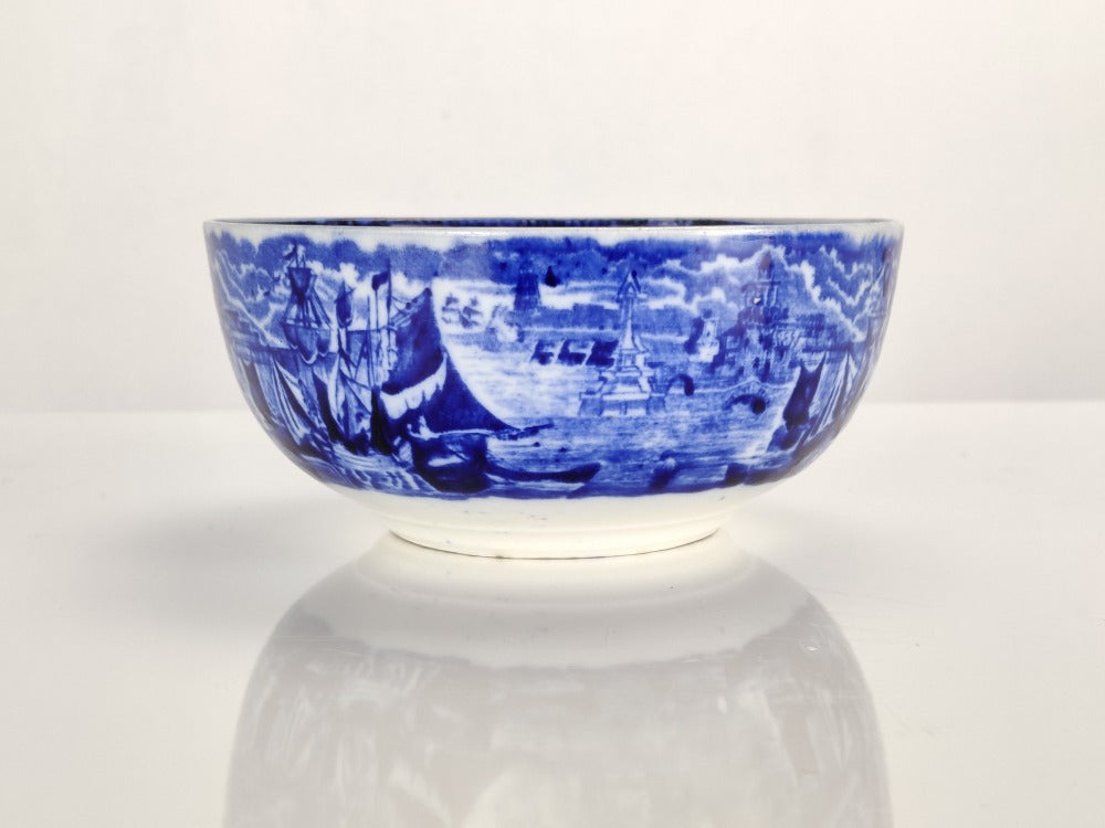 Vintage Wedgwood Blue and White Bowl