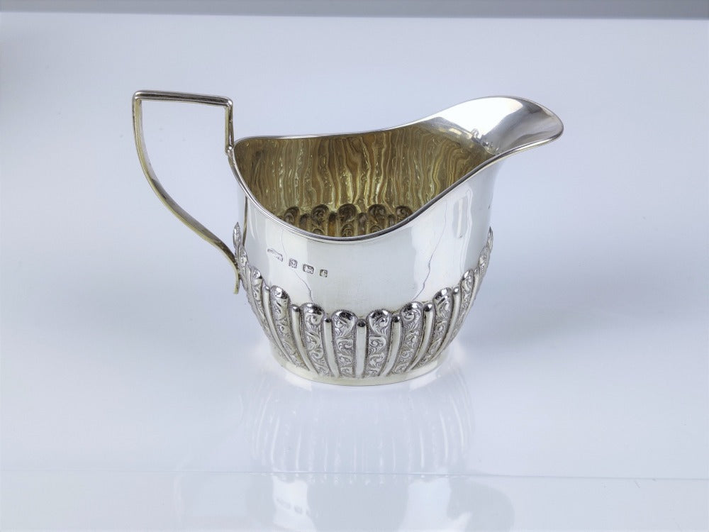 antique silver creamer