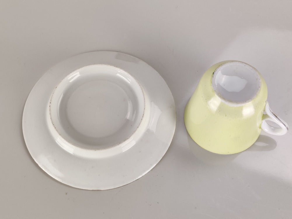 Vintage Coffee Can & Saucer