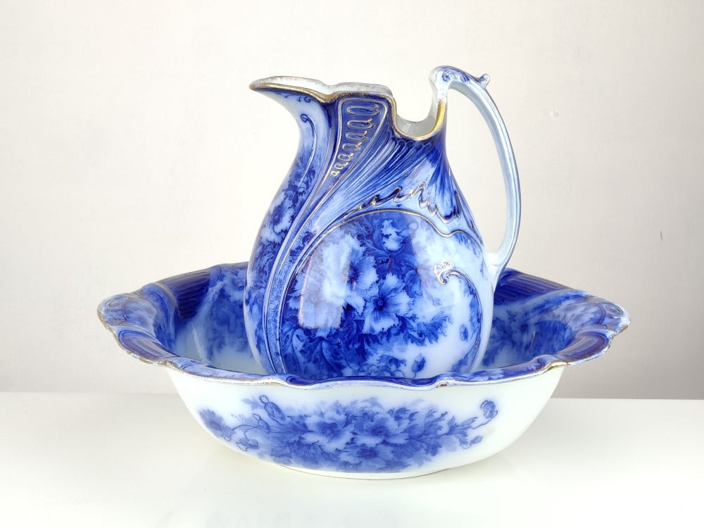Vintage ewer and basin