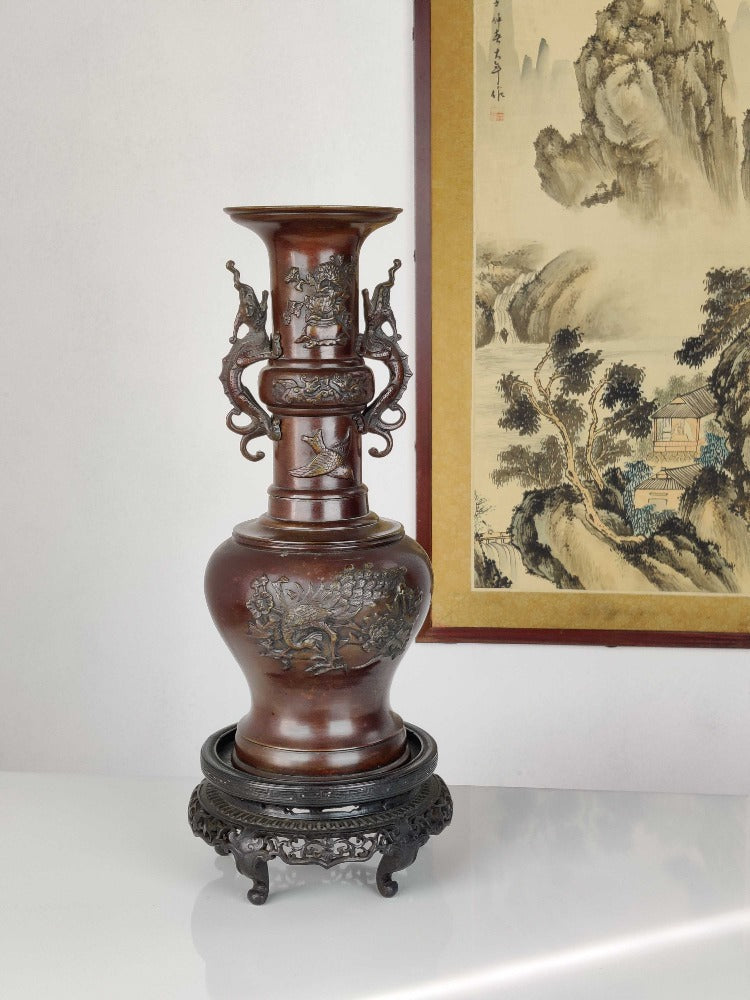 Chinese bronze vase