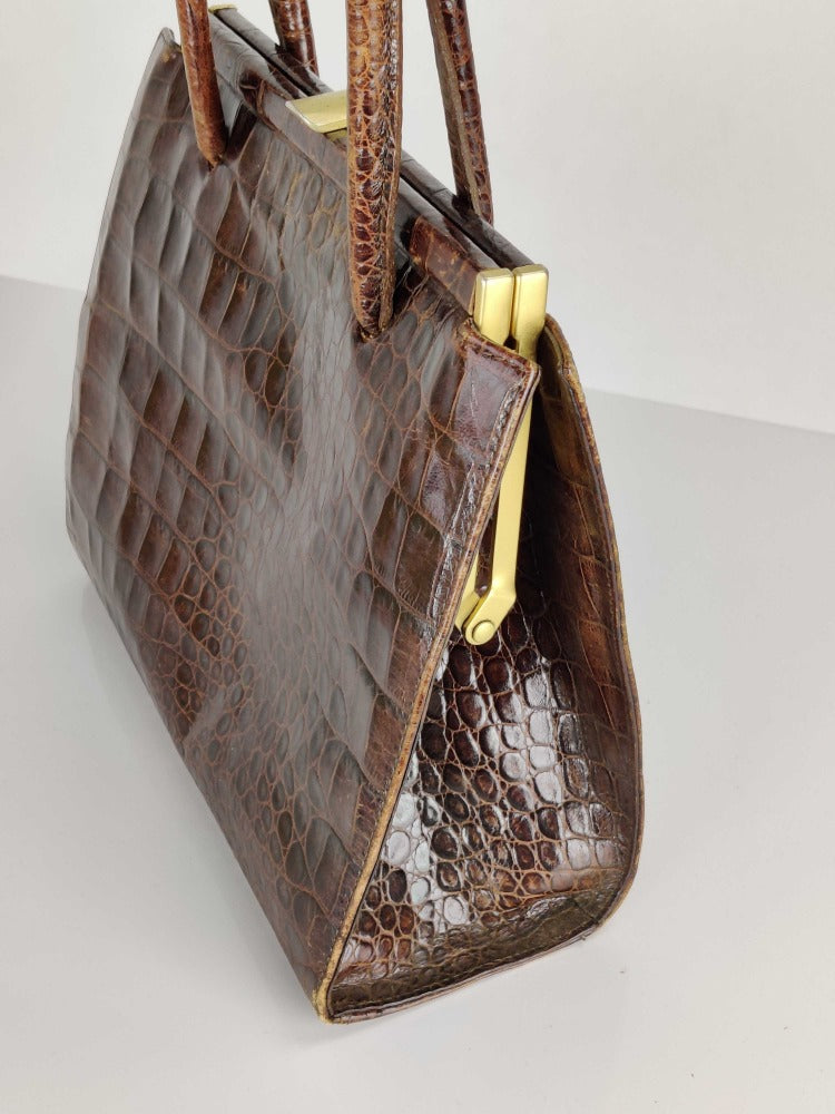 Vintage Jaeger Leather Handbag