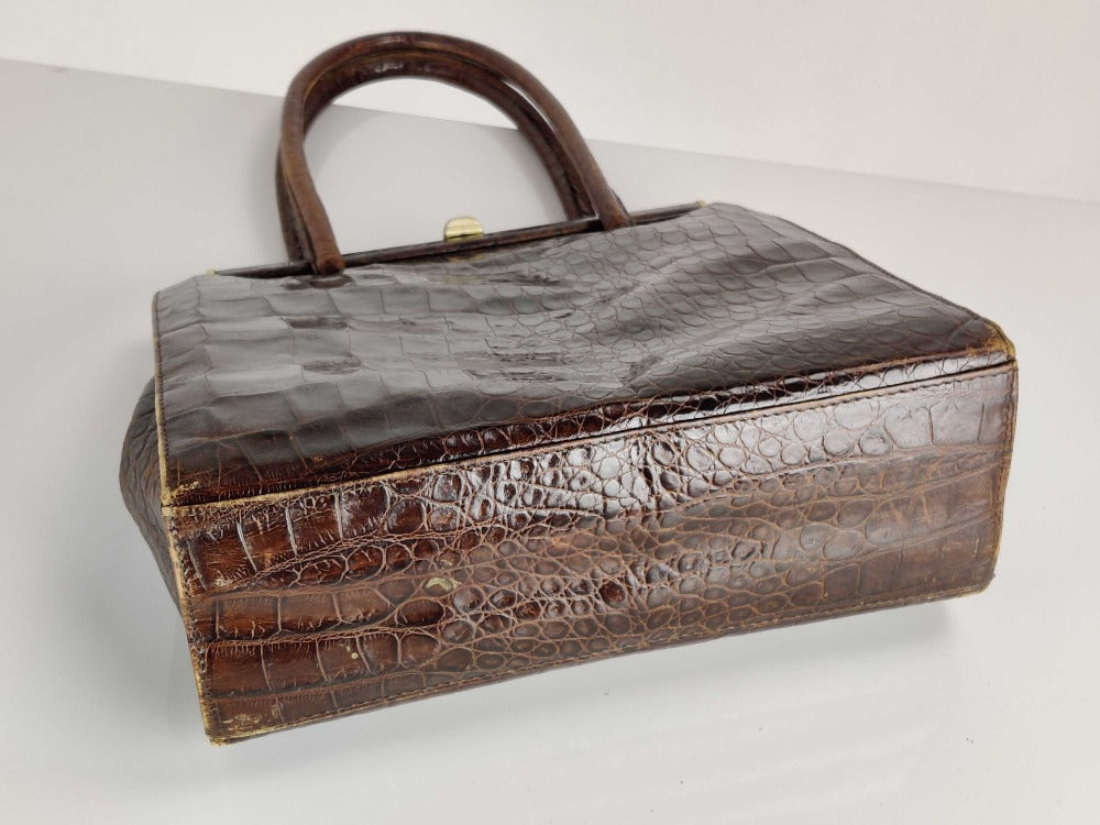 Vintage Jaeger Leather Handbag