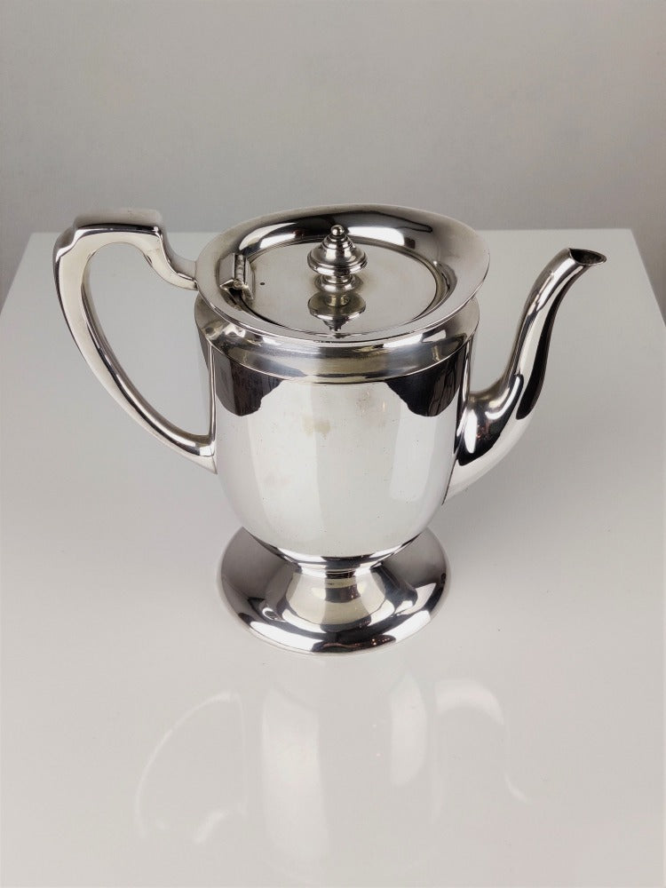 Vintage silver plate coffee pot