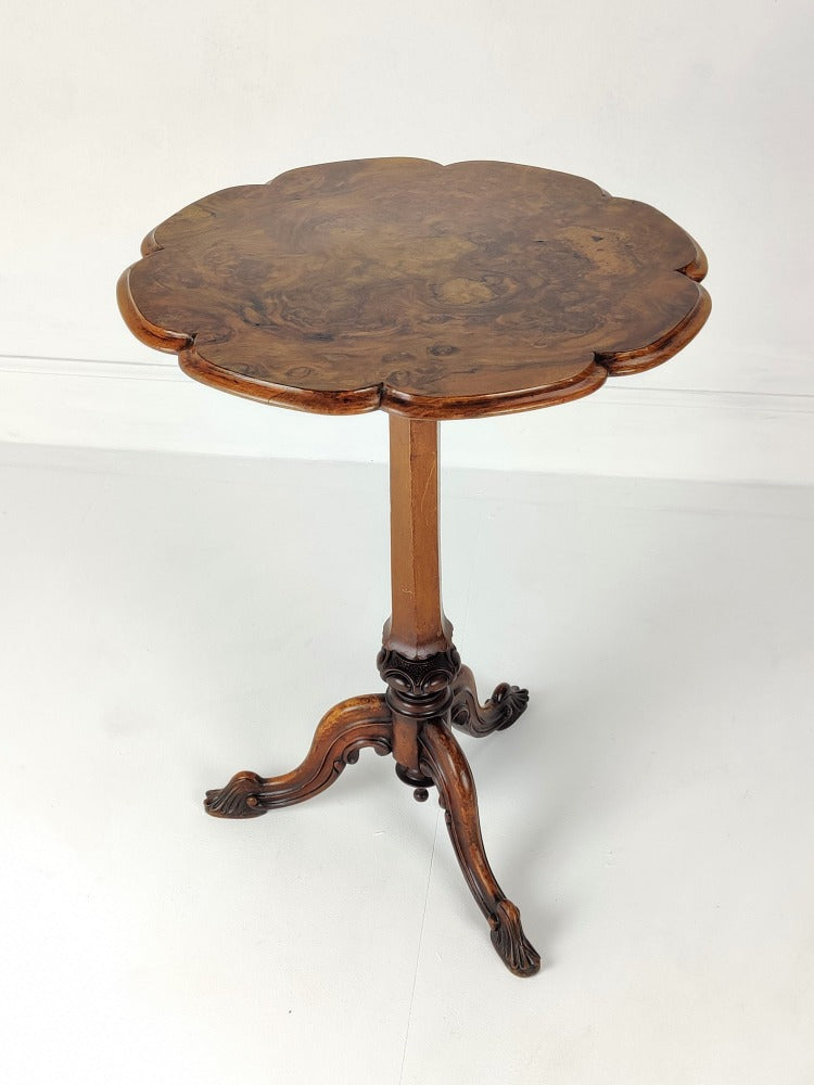 Vintage walnut wine table