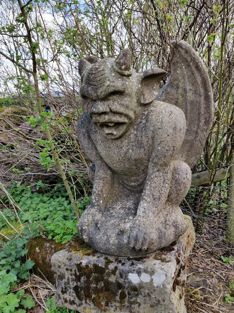 Large Carved Stone Statues