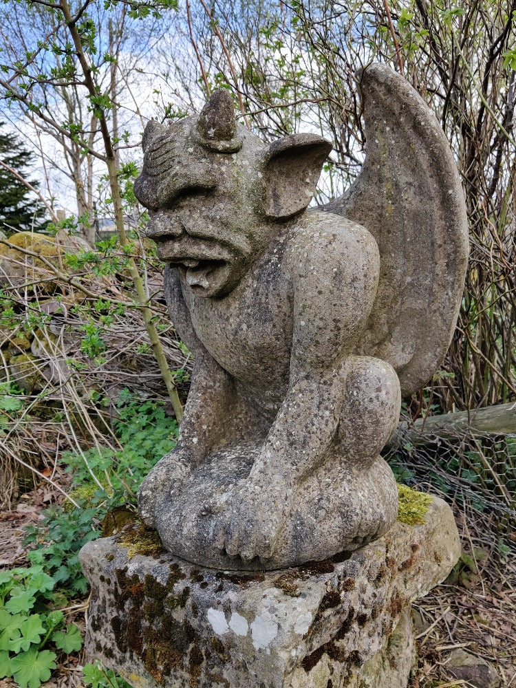 Large Carved Stone Statues