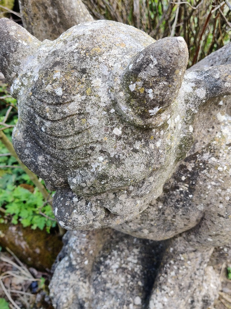 Large Carved Stone Statues
