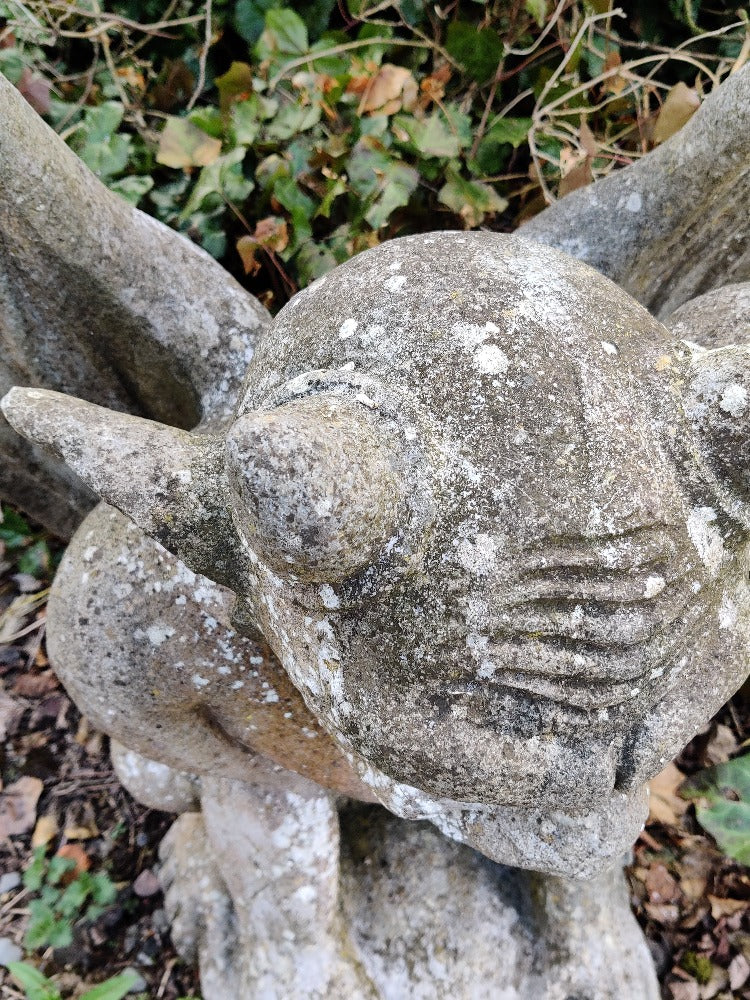 Large Carved Stone Statues