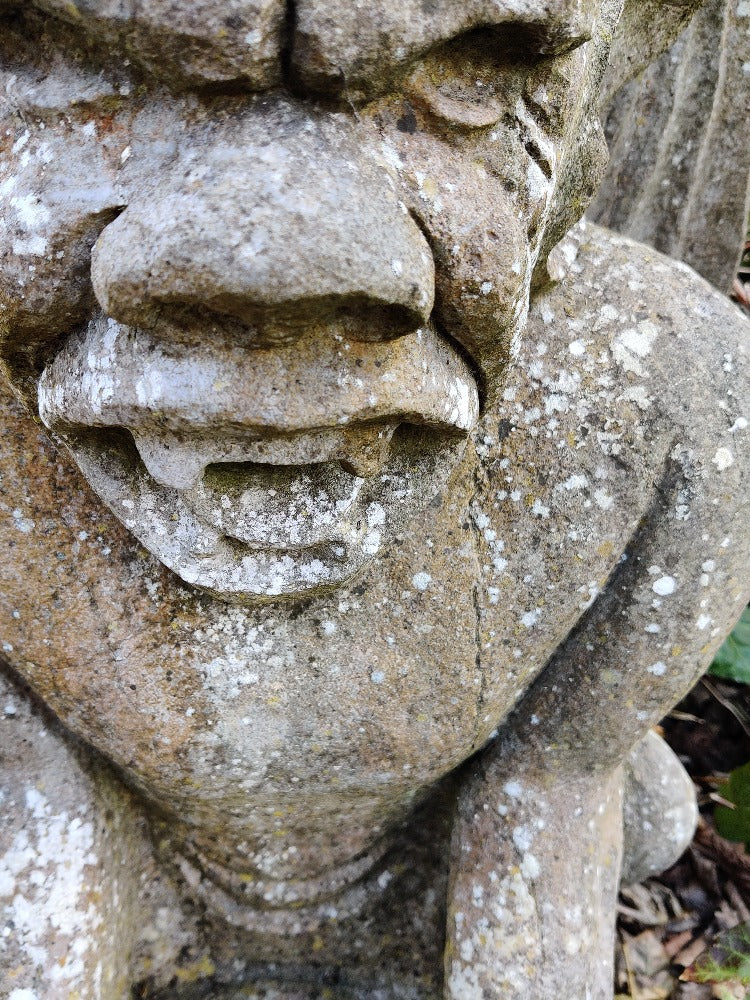 Large Carved Stone Statues