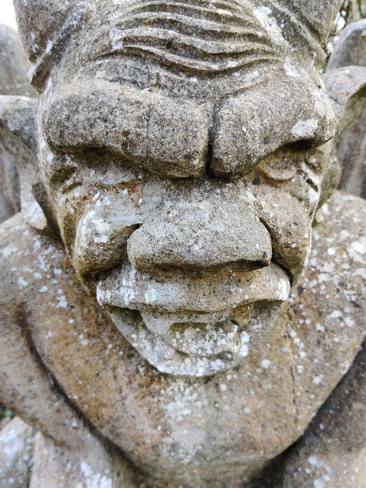 Large Carved Stone Statues