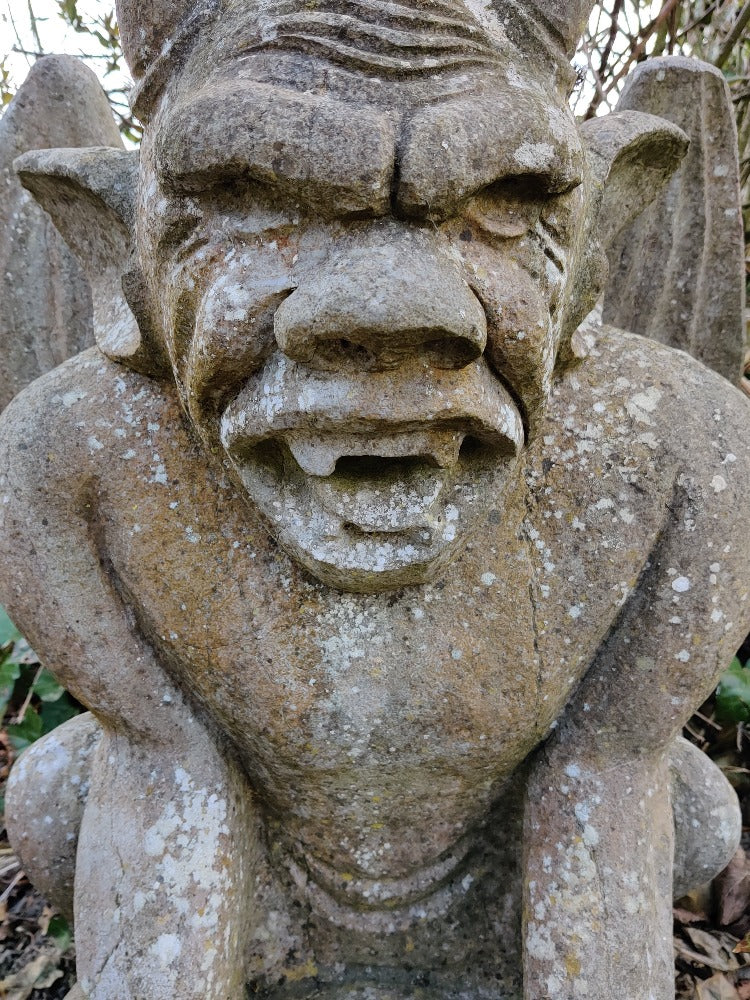Large Carved Stone Statues