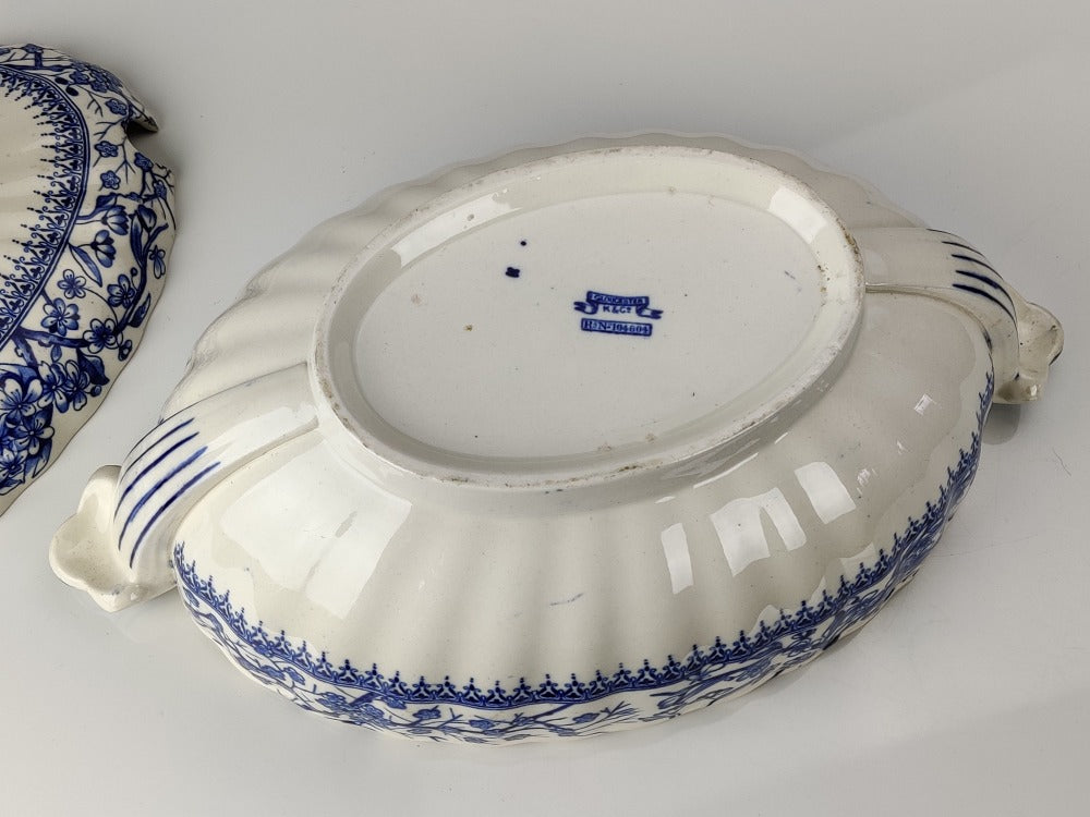 Vintage Blue & White Tureen