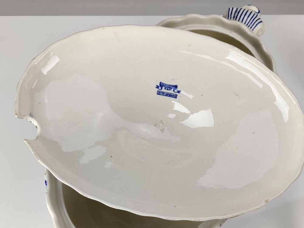 Vintage Blue & White Tureen