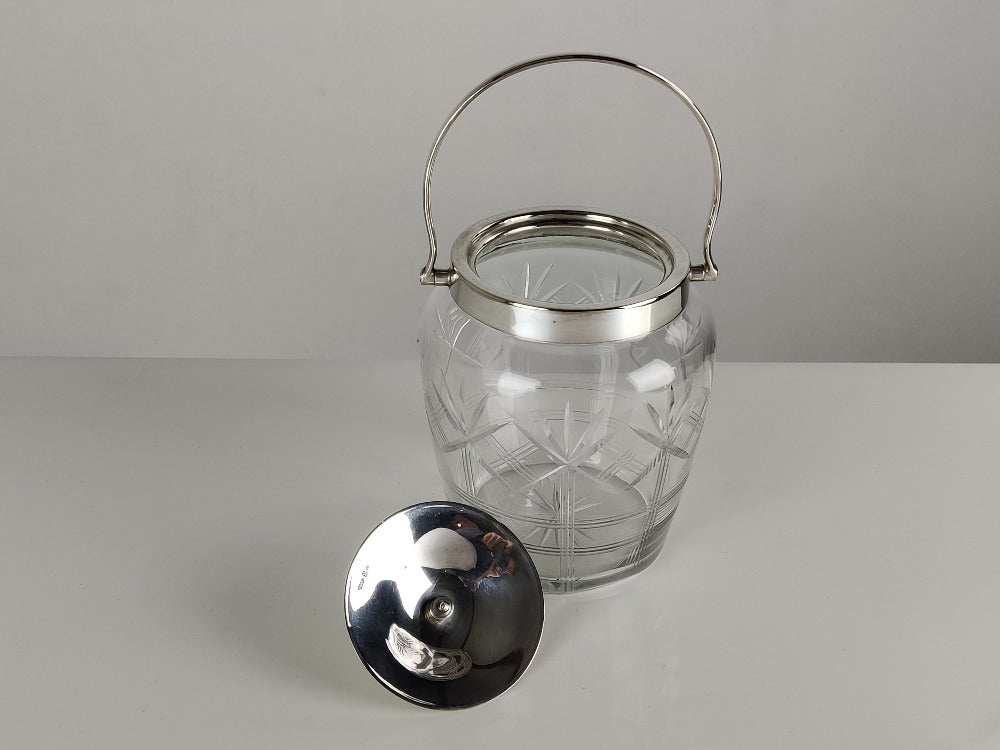 Biscuit Barrel - Cut Glass