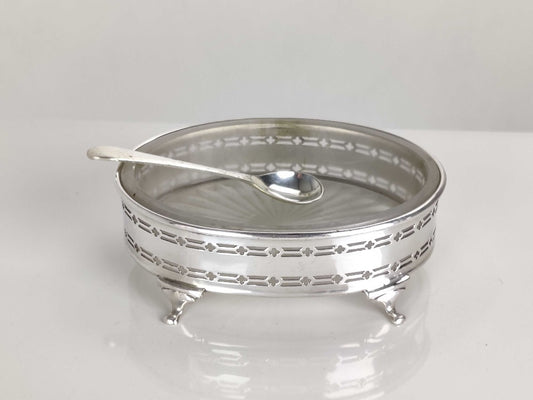 silver salt cellar