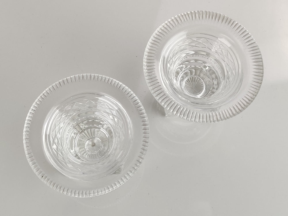 Salt Cellars - Cut Glass
