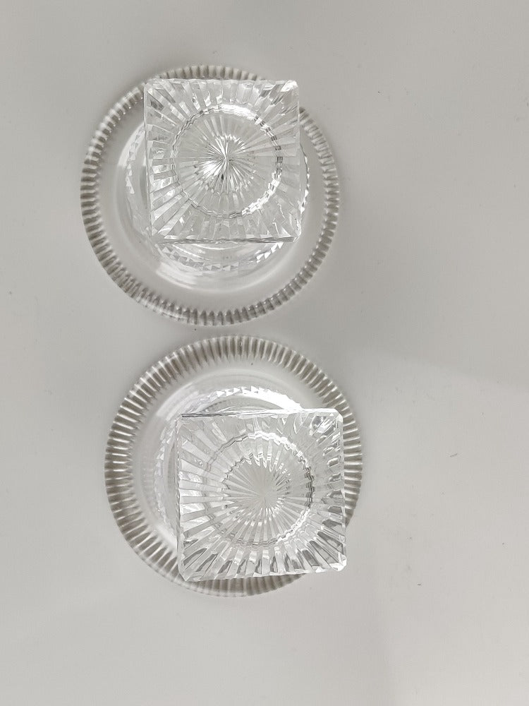 Salt Cellars - Cut Glass