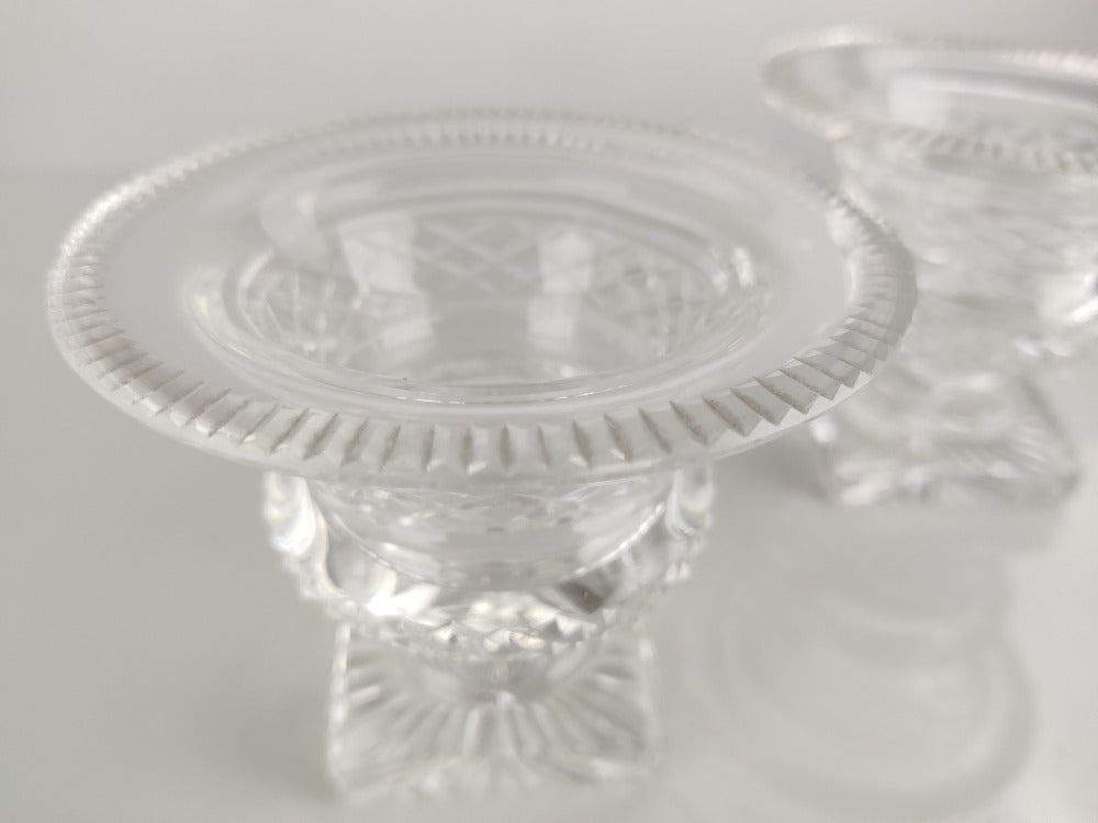 Salt Cellars - Cut Glass