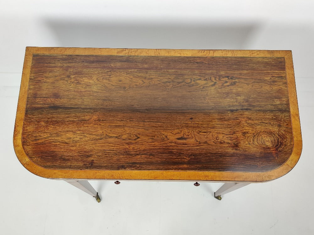 rosewood card table