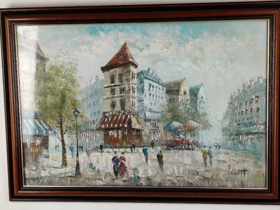 oil painting Paris