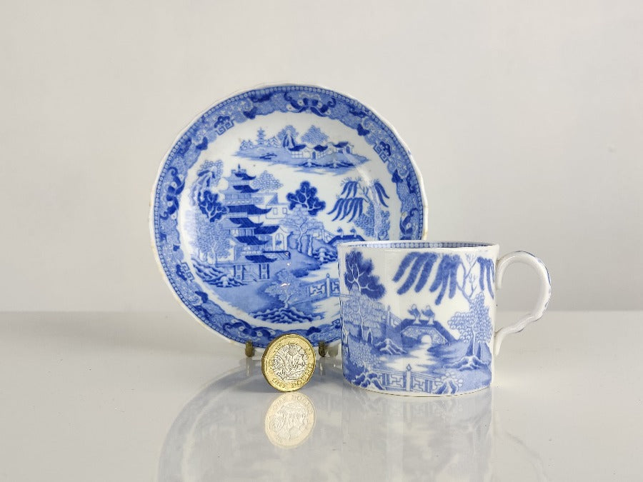 porcelain tea cup and saucer Miles Mason