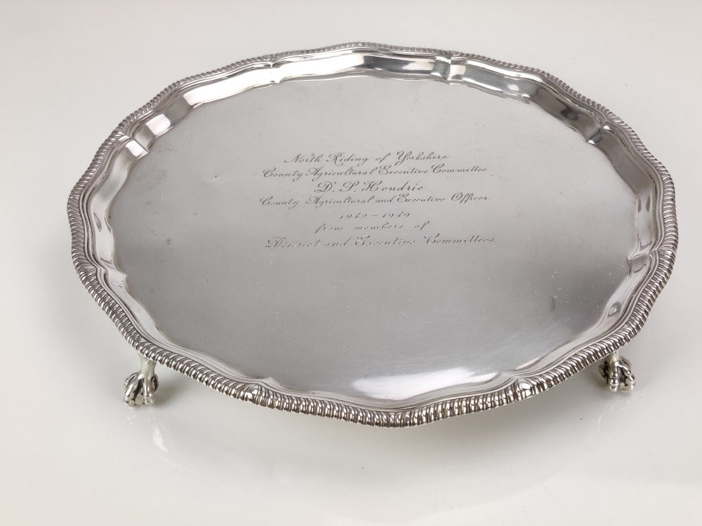 Solid Silver Salver