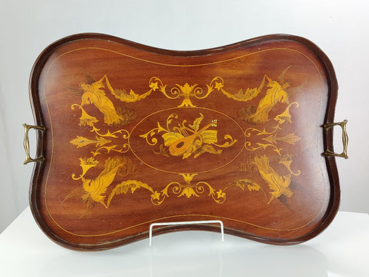 Marquetry tray