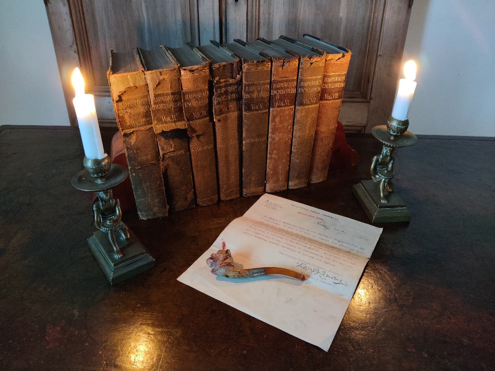 Leather bound books