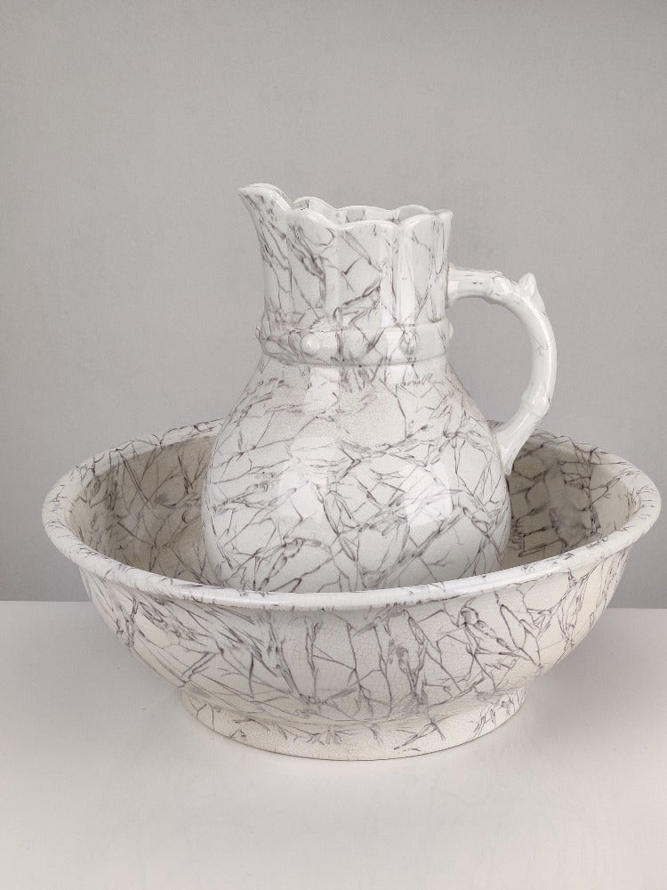 antique ewer and basin