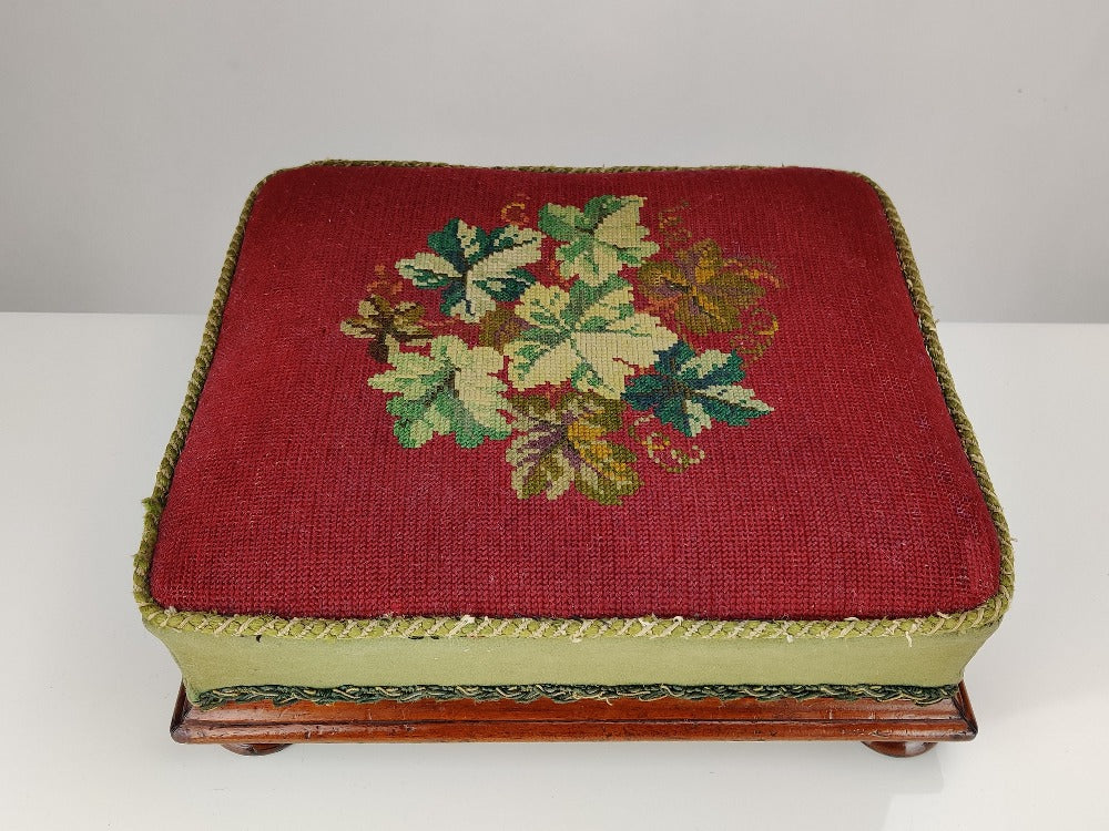 Footstools - Vintage Needle Point