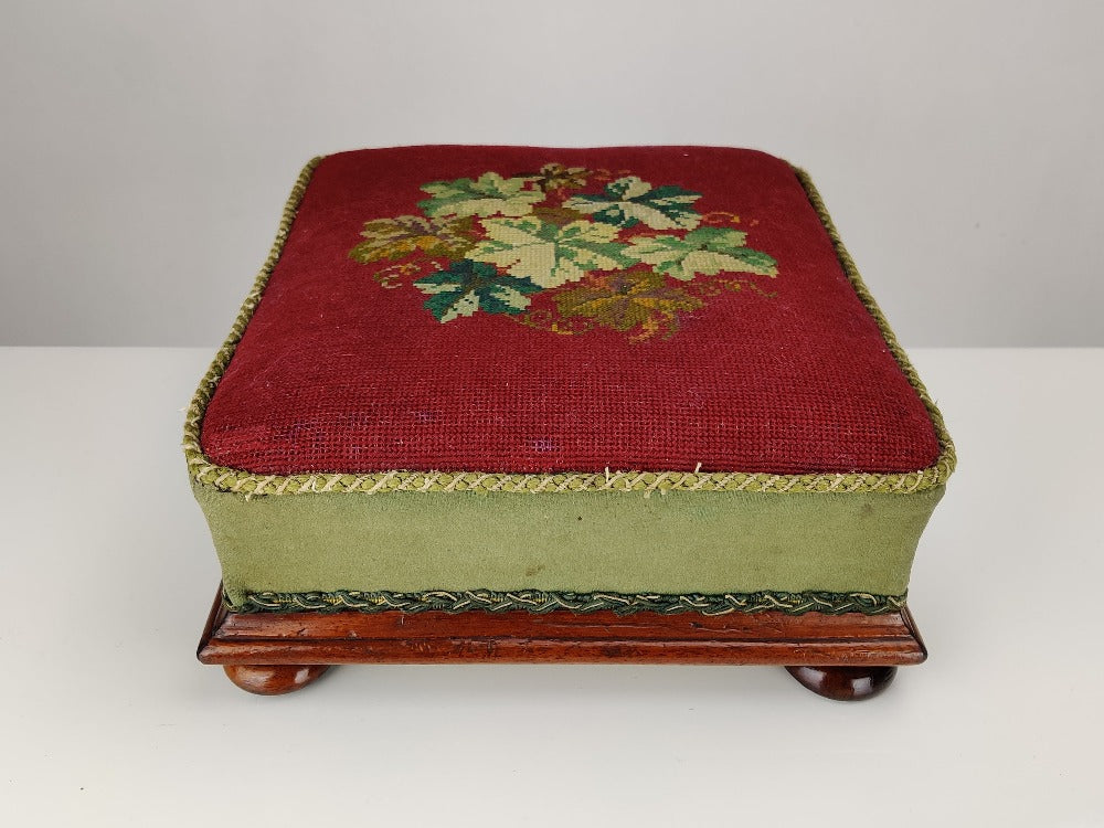 Footstools - Vintage Needle Point