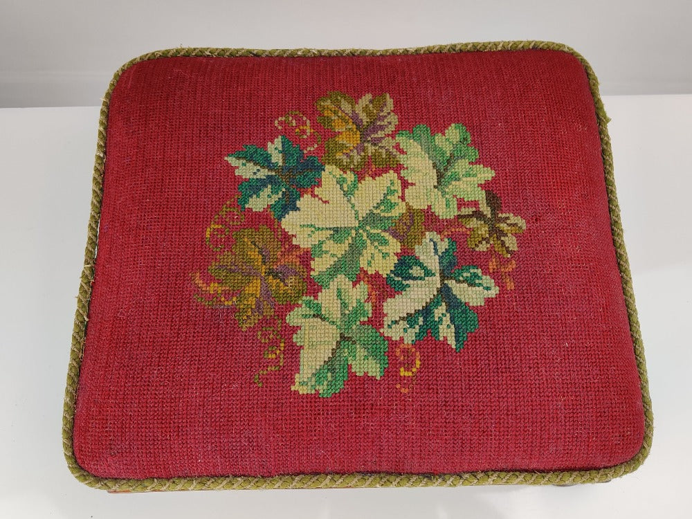 Footstools - Vintage Needle Point