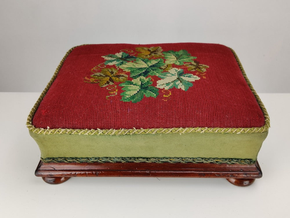 Footstools - Vintage Needle Point