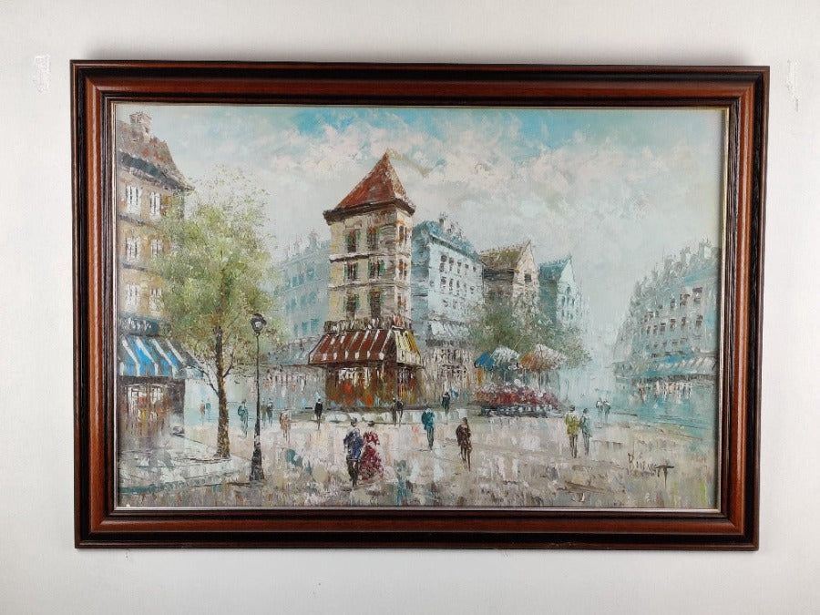 oil painting C Burnett