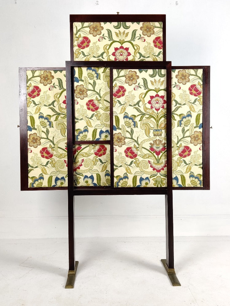 Vintage fire screen