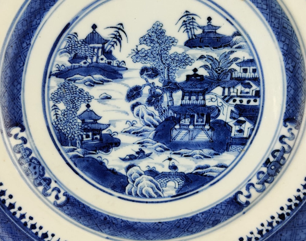 Chinese Nanking blue and white