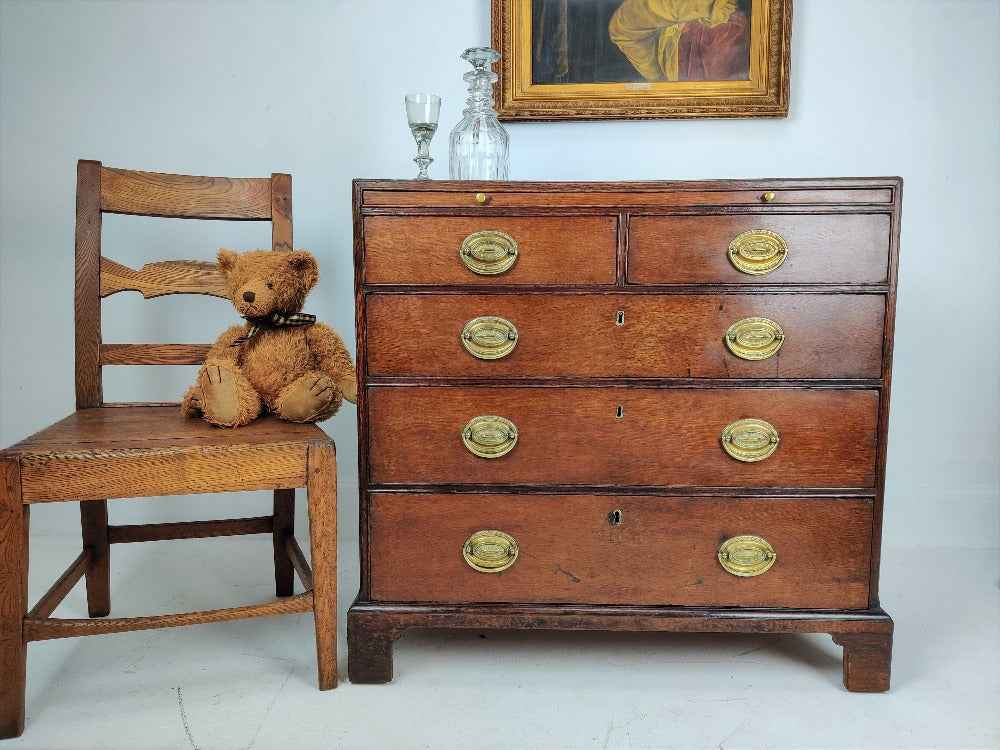 Diminutive oak chest