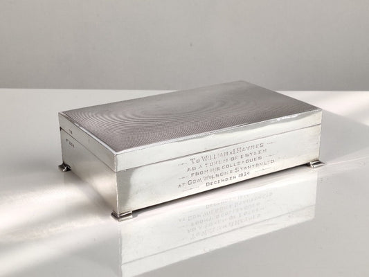 Silver cigarette case