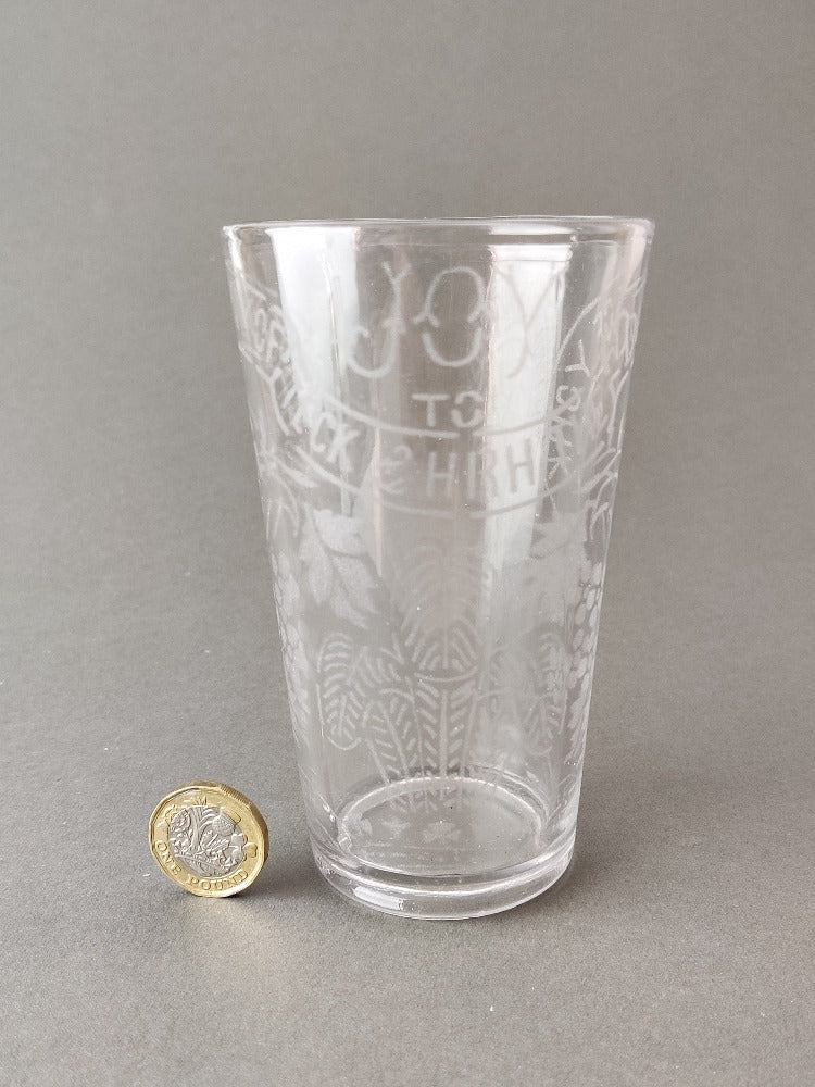 Vintage ale glass