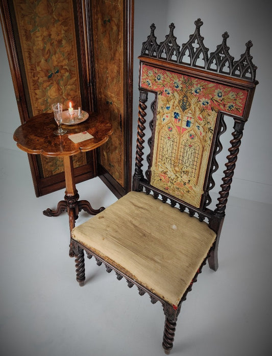 Chair Gothic Revival  - Throne