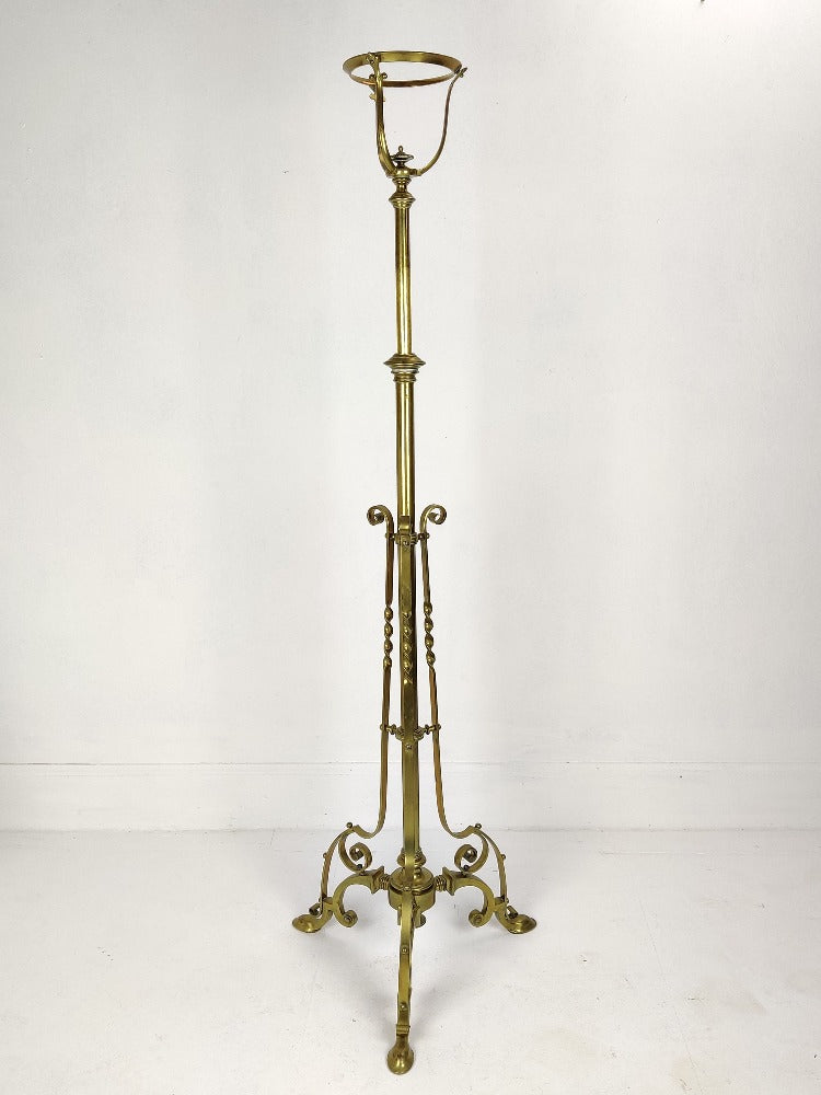 arts & crafts rise and fall electric lamp