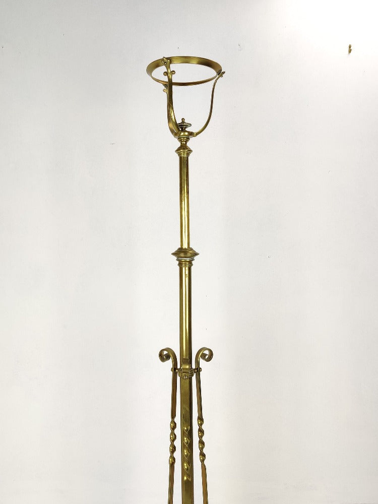 Electric Lamp - Brass Rise and Fall