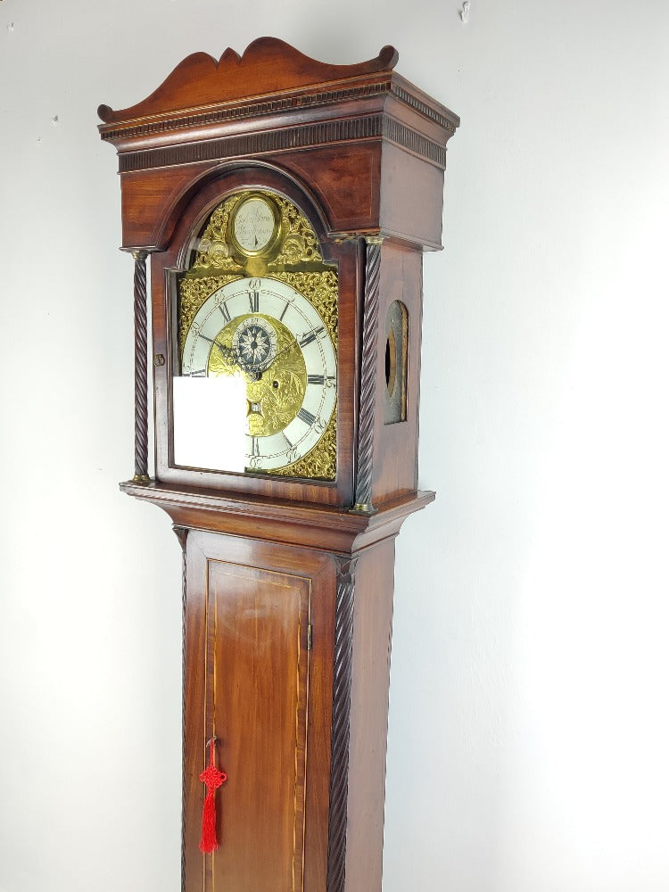Brass face clock