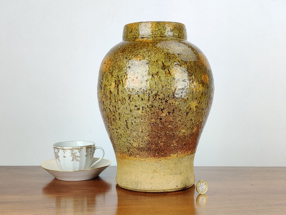 18th century stoneware crock