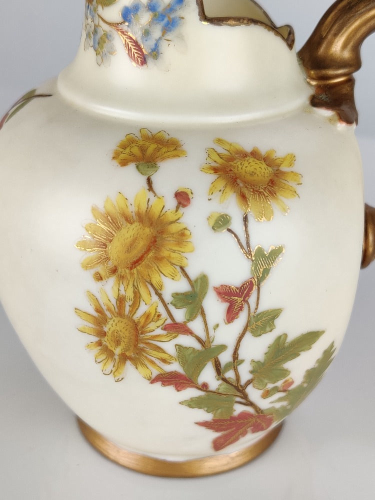 Royal Worcester Floral Jug